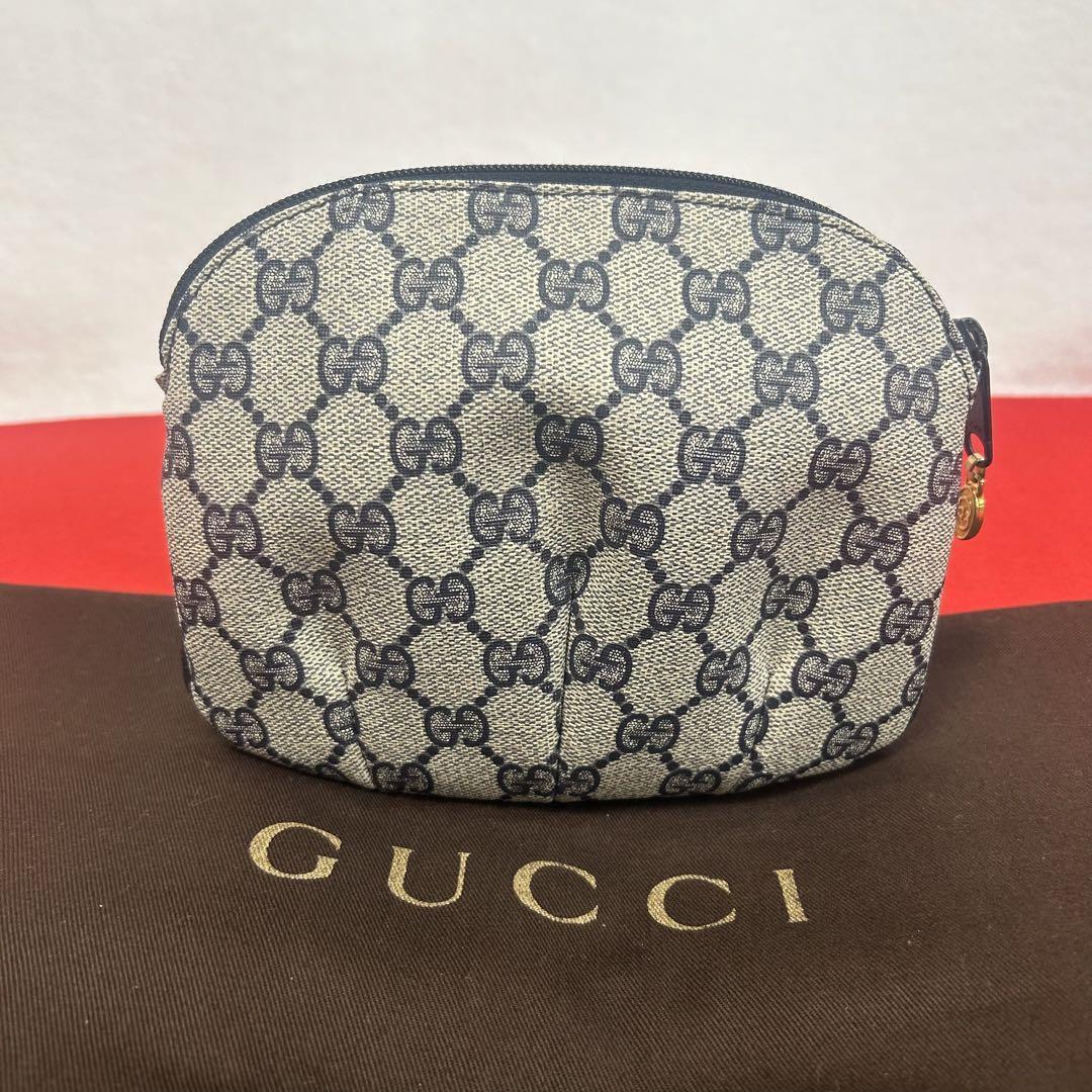 GUCCI グッチ GG柄 ポーチ 化粧ポーチ GG柄