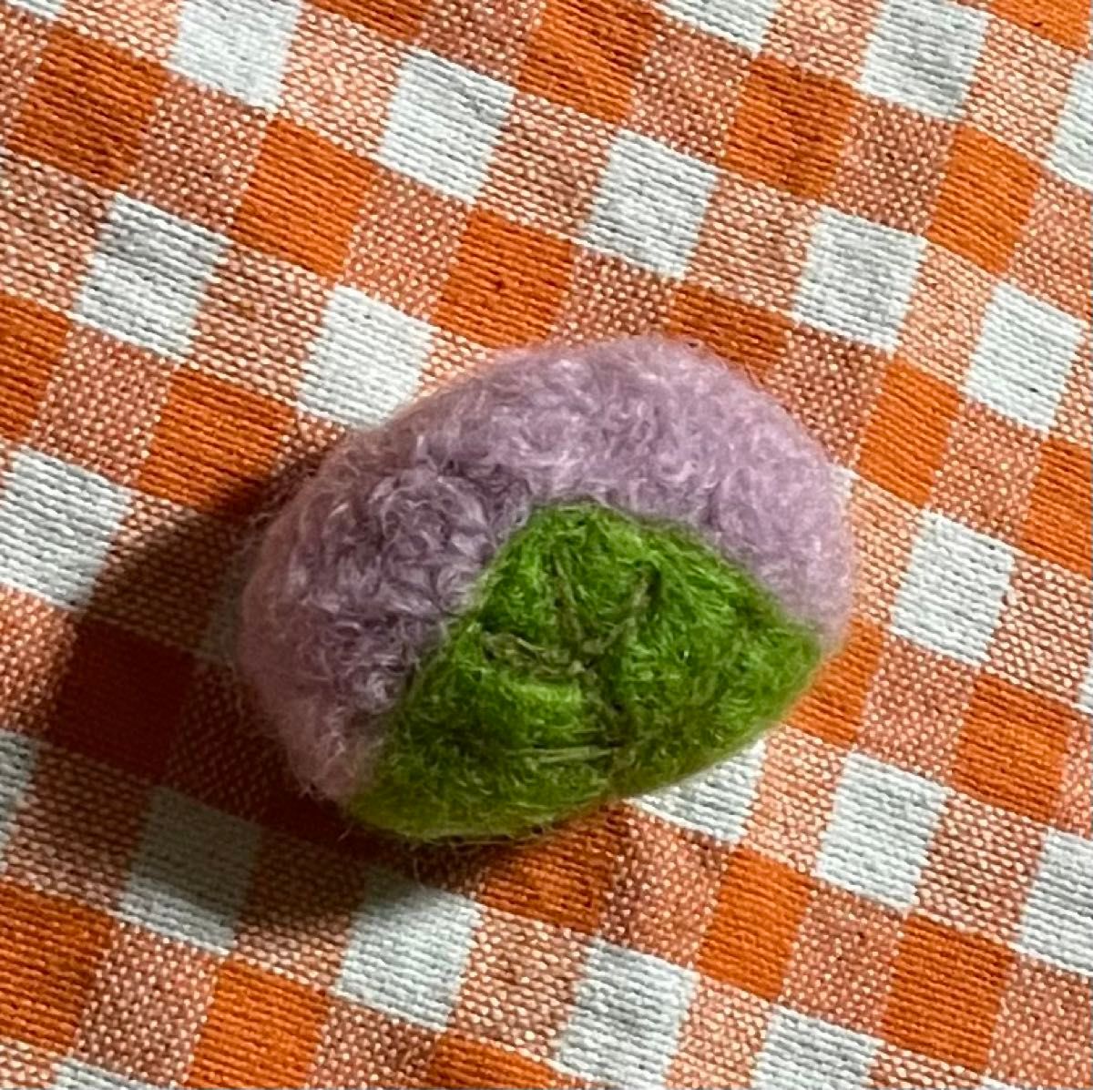 羊毛フェルト桜餅
