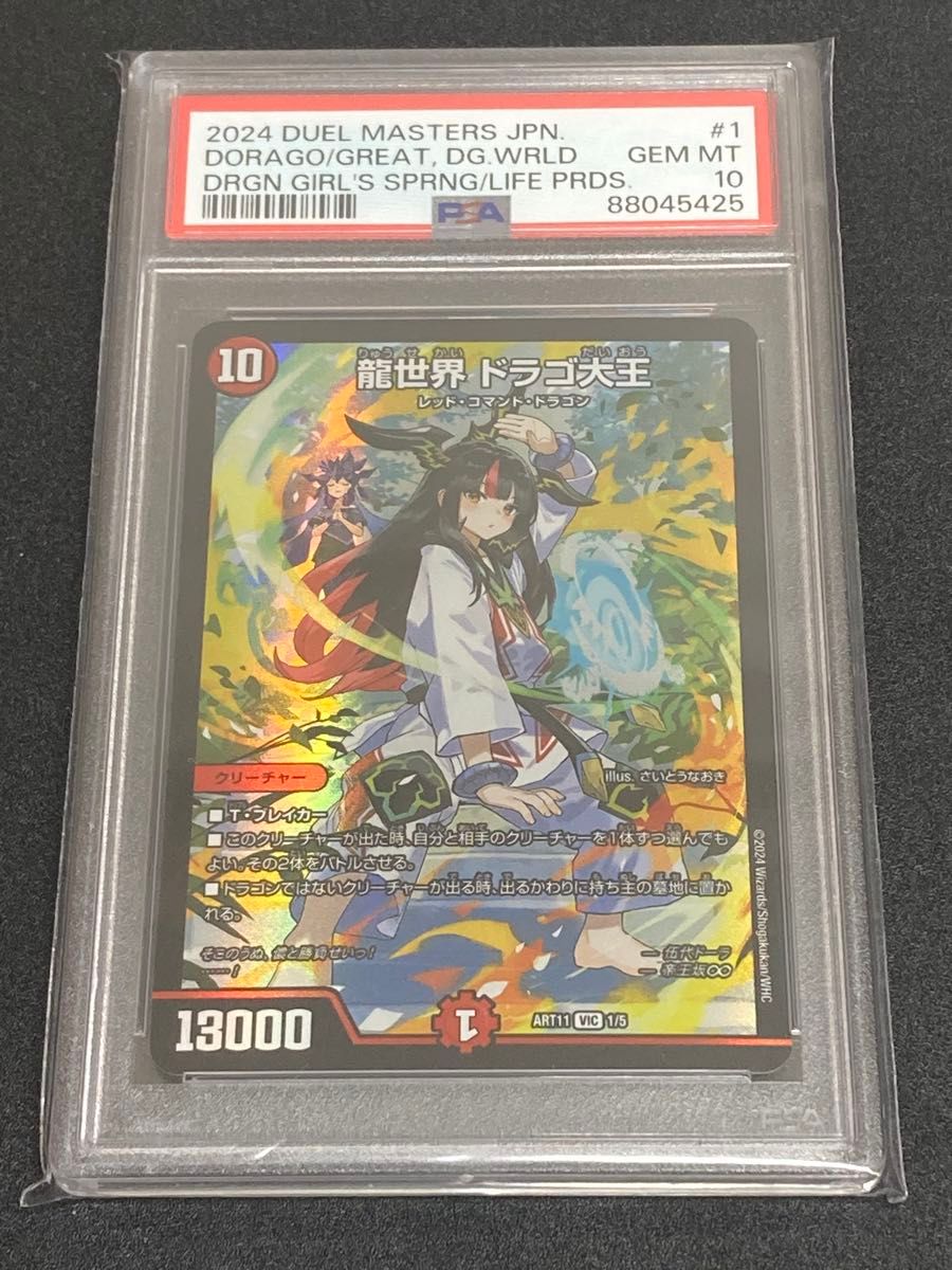 龍世界ドラゴ大王(神アート版) PSA10