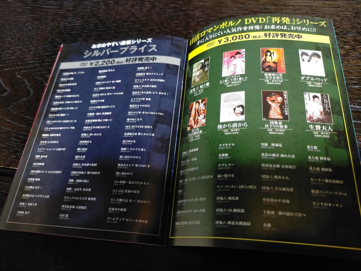 日活ロマンポルノ50周年記念 発売DVDカタログ 非売品|Yahoo 日活ロマンポルノ50周年記念 発売DVDカタログ 非売品|Yahoo