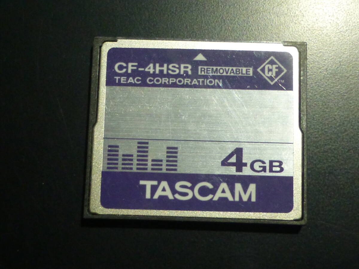 TASCAM　コンパクトフラッシュ　　CF-4HSR_画像1