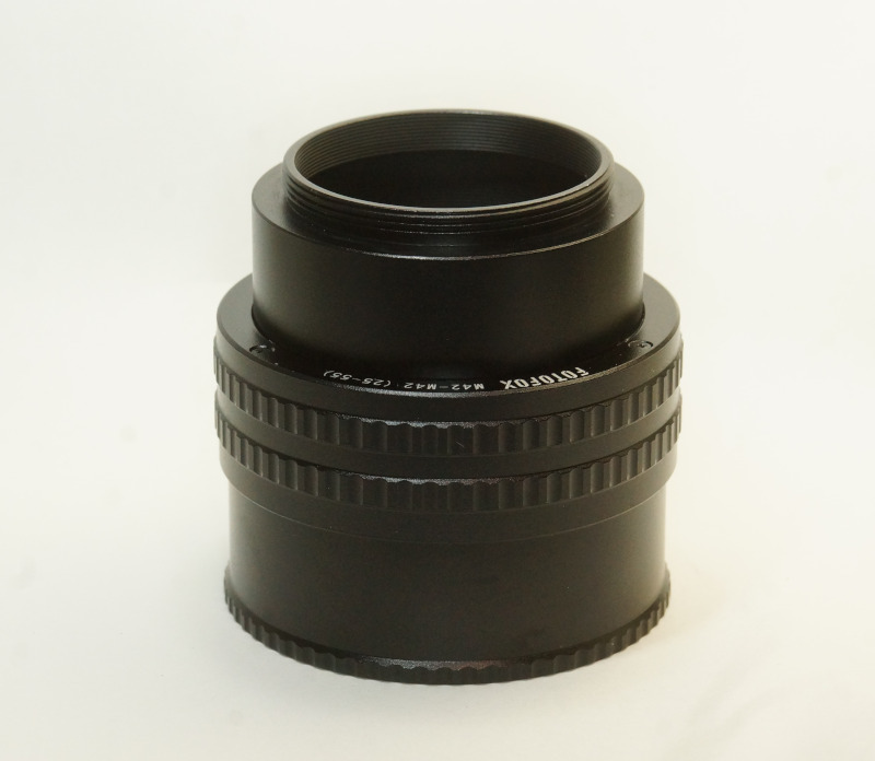 FOTOFOX M42-M42 25-55mm ヘリコイドリング 可変厚中間リング 直進式 フォーカシング・ヘリコイド 接写 引伸レンズ プロジェクタ_画像2