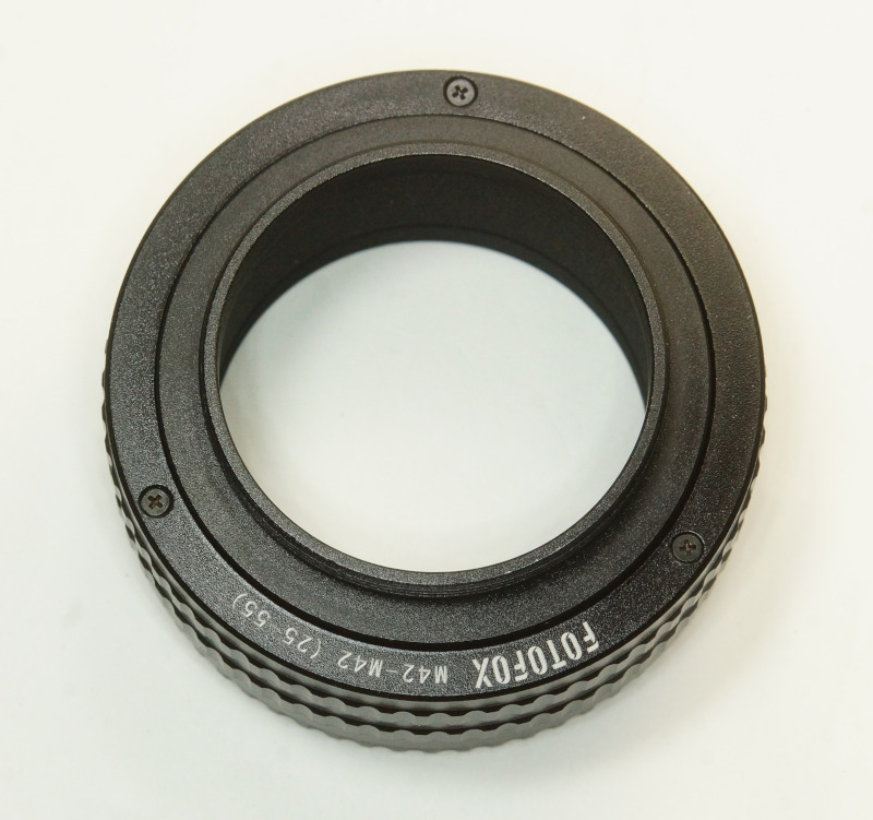 FOTOFOX M42-M42 25-55mm ヘリコイドリング 可変厚中間リング 直進式 フォーカシング・ヘリコイド 接写 引伸レンズ プロジェクタ_画像3