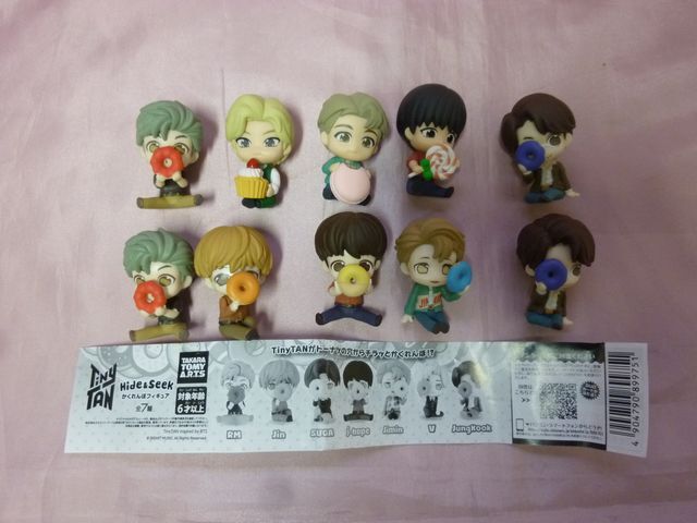 [現状販売品] BTS/BT21/TiNYTANいろいろまとめて50個以上(キーホルダー/フィギュア/巾着/メッシュポーチ/BT21 F賞TATAぬいぐるみ/その他)_画像5