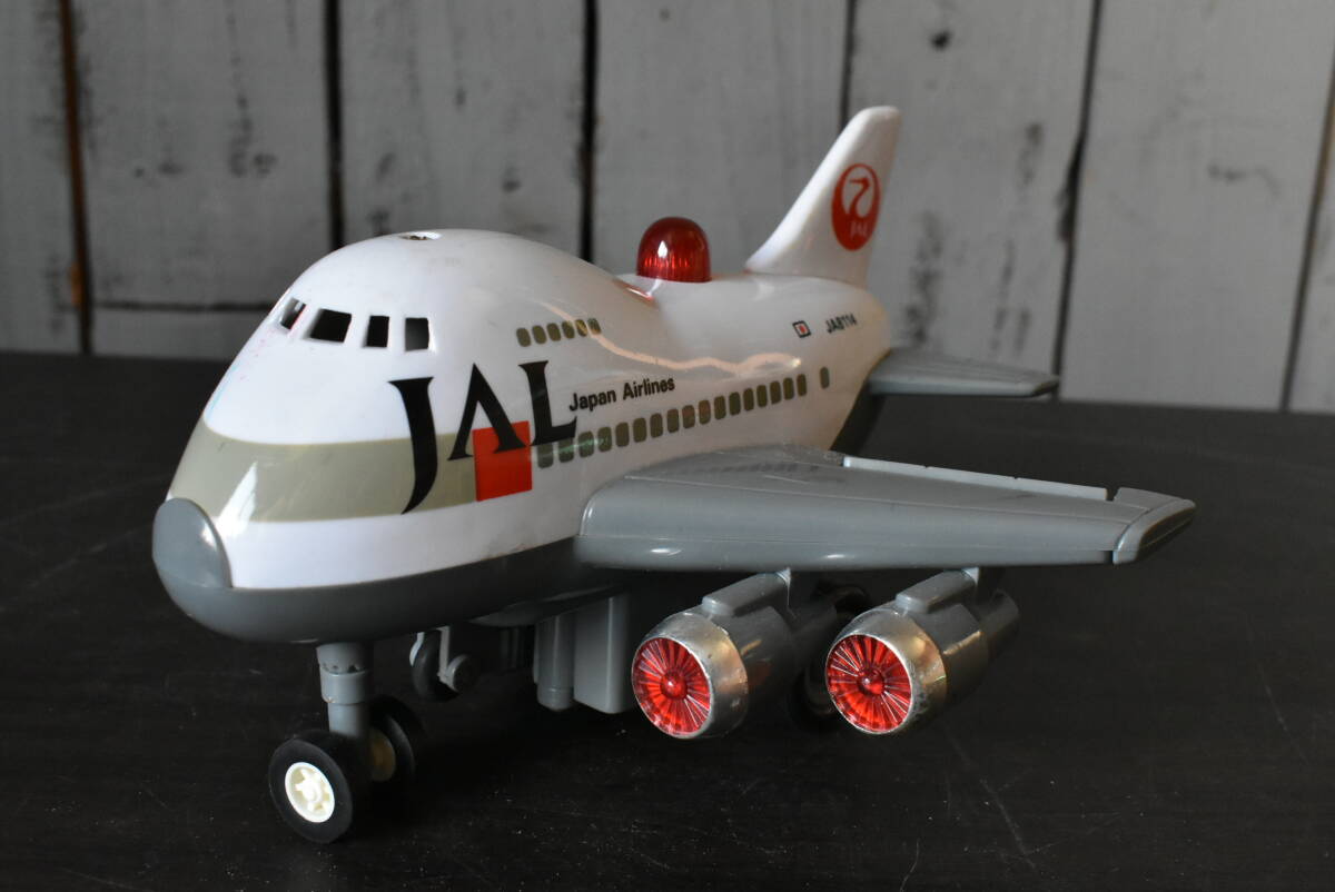 Qm468 ヴィンテージ JAL 日本航空 japan airlines 飛行機 おもちゃ ハイビスカス 当時モノ 2機 60サイズの画像6
