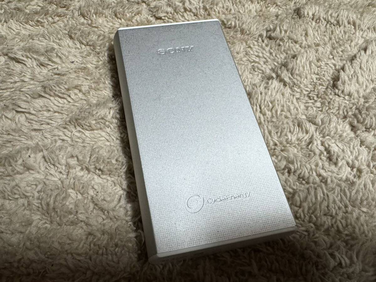 1円〜 売り切り SONY モバイルバッテリー 大容量10000mAhの画像1