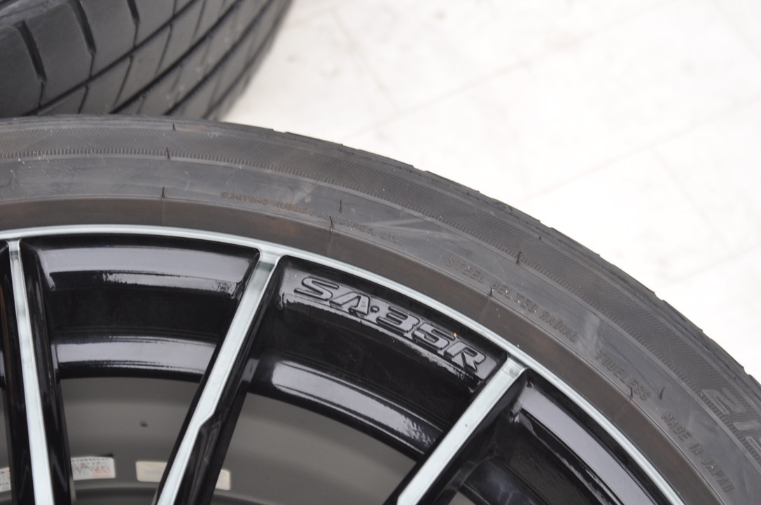 WedsSport SA-35R 18インチ 7.5J+45 PCD100 215/45R18 プリウス カローラスポーツ 86 BRZ インプレッサ JDMの画像7