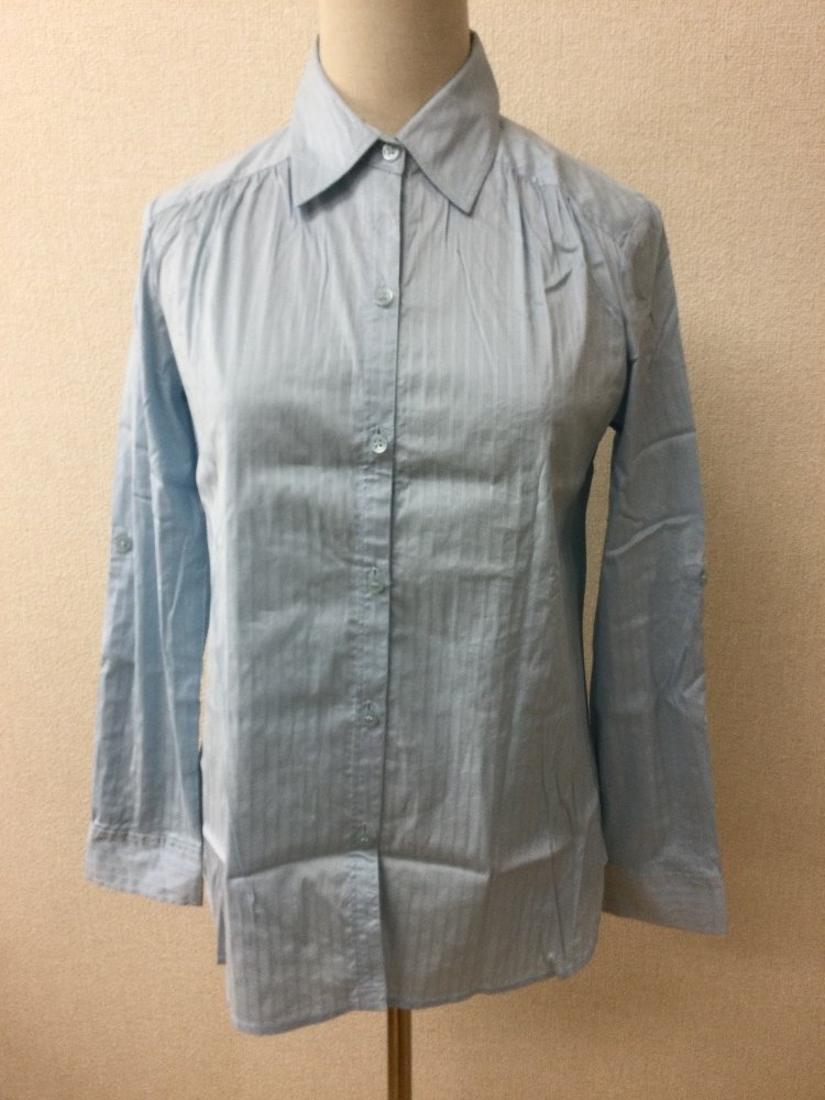  Alpha Cubic light blue. blouse shirt length sima pattern size 9R