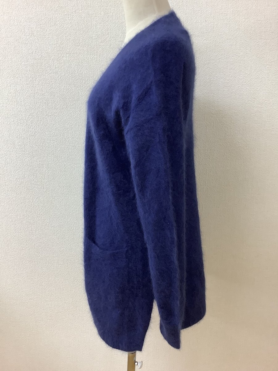  Untitled (UNTITLED) royal blue shaggy knitted cardigan feather weave type size 2