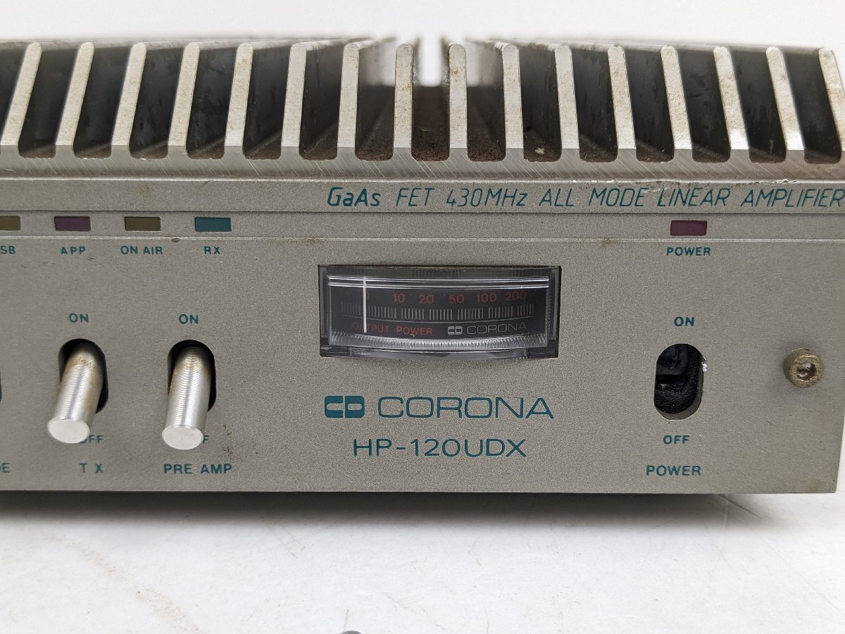 アンプ CORONA コロナ HP-120UDX 430MHz帯 リニアアンプ ジャンク / 80 (SG015210)