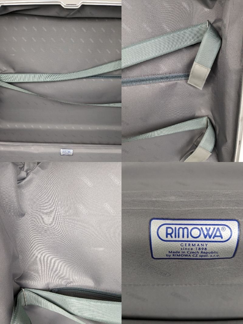 キャリーバッグ リモワ キャリーケース サンバ SAMBA RIMOWA 4輪 スーツケース シルバー 100L相当 / 180 (SG015412)の画像9