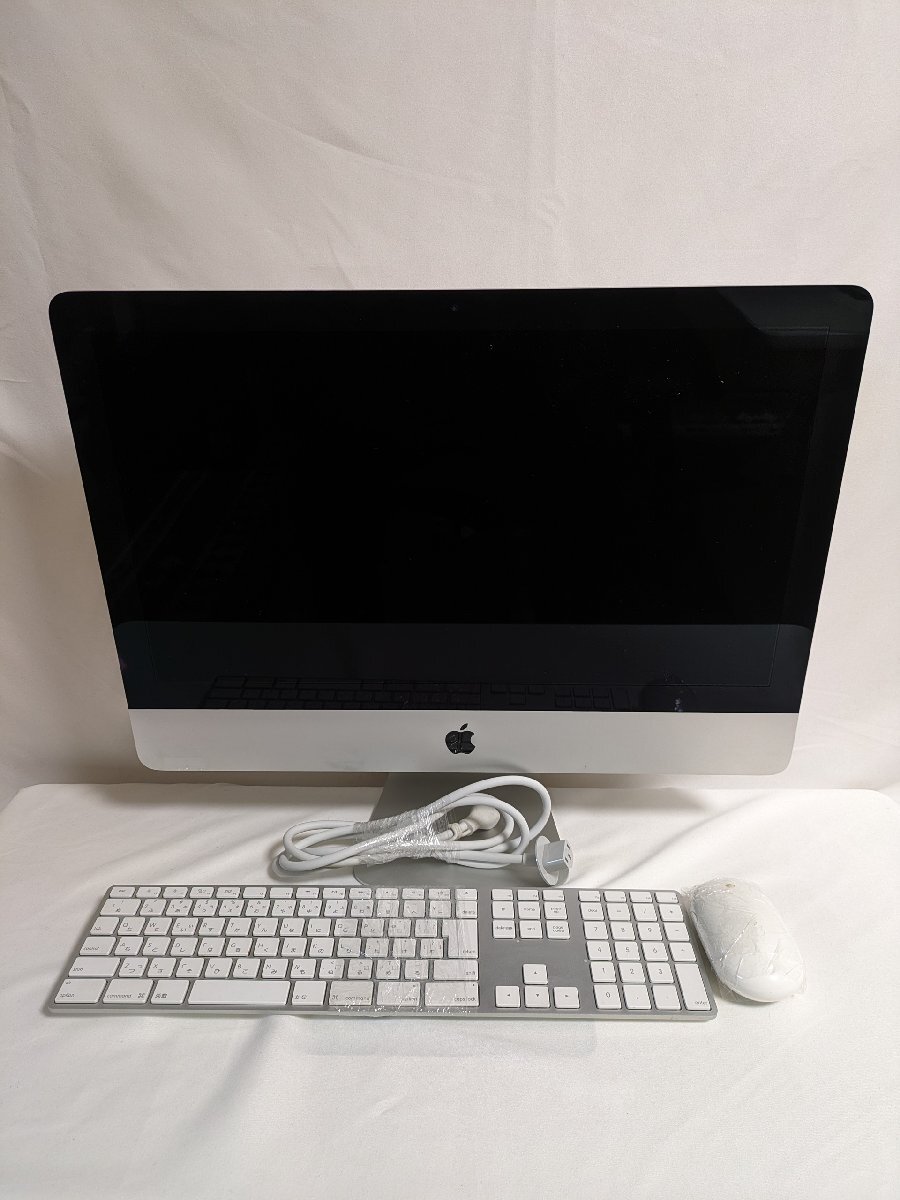 【初期化済】 Apple iMac 21.5-inch, Late 2013 A1418 Catalina Core i5 8GB HDD1TB 電源コード キーボード マウス付属 / 140 (RUHT015007)の画像1