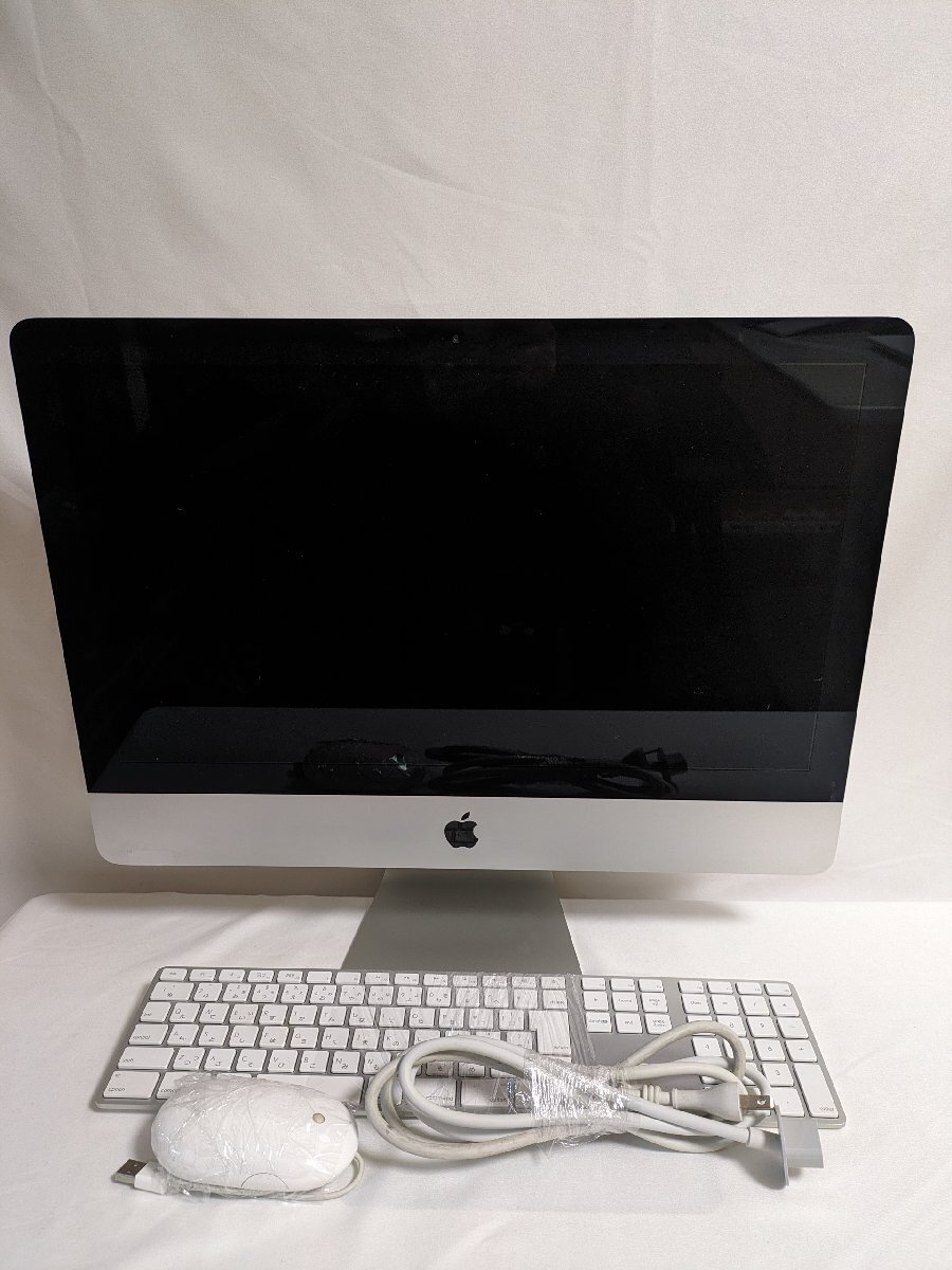 【初期化済】 Apple iMac 21.5-inch, Late 2013 A1418 Catalina Core i5 8GB HDD1TB 電源コード キーボード マウス付属 / 140 (RUHT015001)_画像1