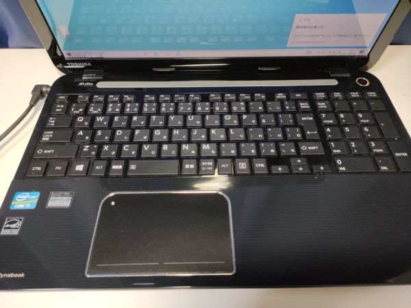 【一部ジャンク】東芝 dynabook T554/67KBS i7仕様(CPU等欠品) BIOS起動可能 マザーボード 液晶パネル キーボード【動作確認済み】_画像3