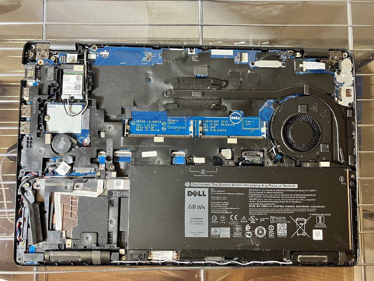 【大分発送】【ジャンク品】DELL / Latitude5500 / P80F / Intel(R) Core(TM) i5-8265U CPU @ 1.60GHz / SSD無し /ノートパソコン /中古_画像7