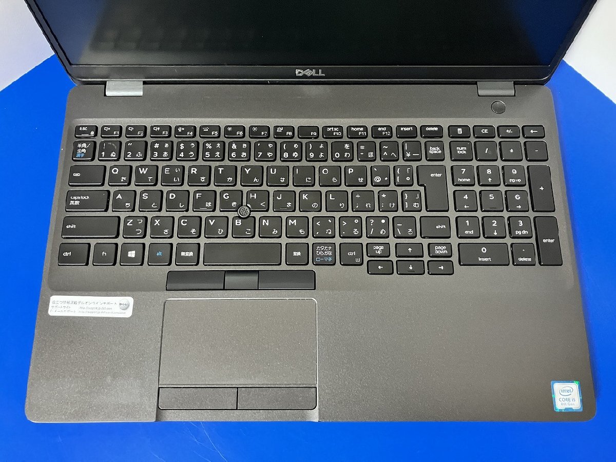 【大分発送】【ジャンク品】DELL / Latitude5500 / P80F / Intel(R) Core(TM) i5-8265U CPU @ 1.60GHz / SSD無し /ノートパソコン /中古_画像2