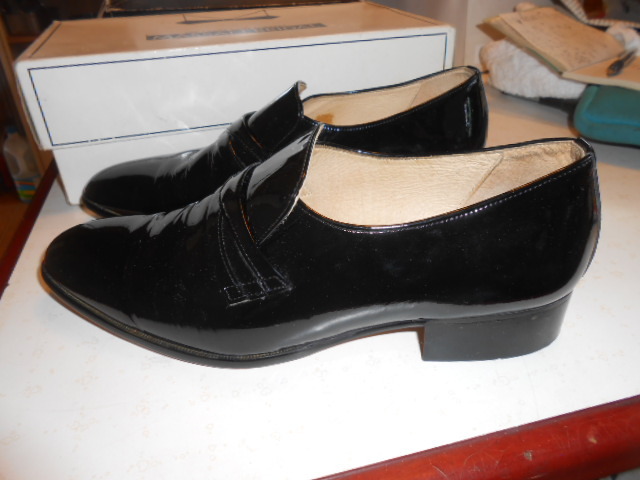 黒エナメル　靴　冠婚葬祭　学生　MATUО　２５cm　_画像2