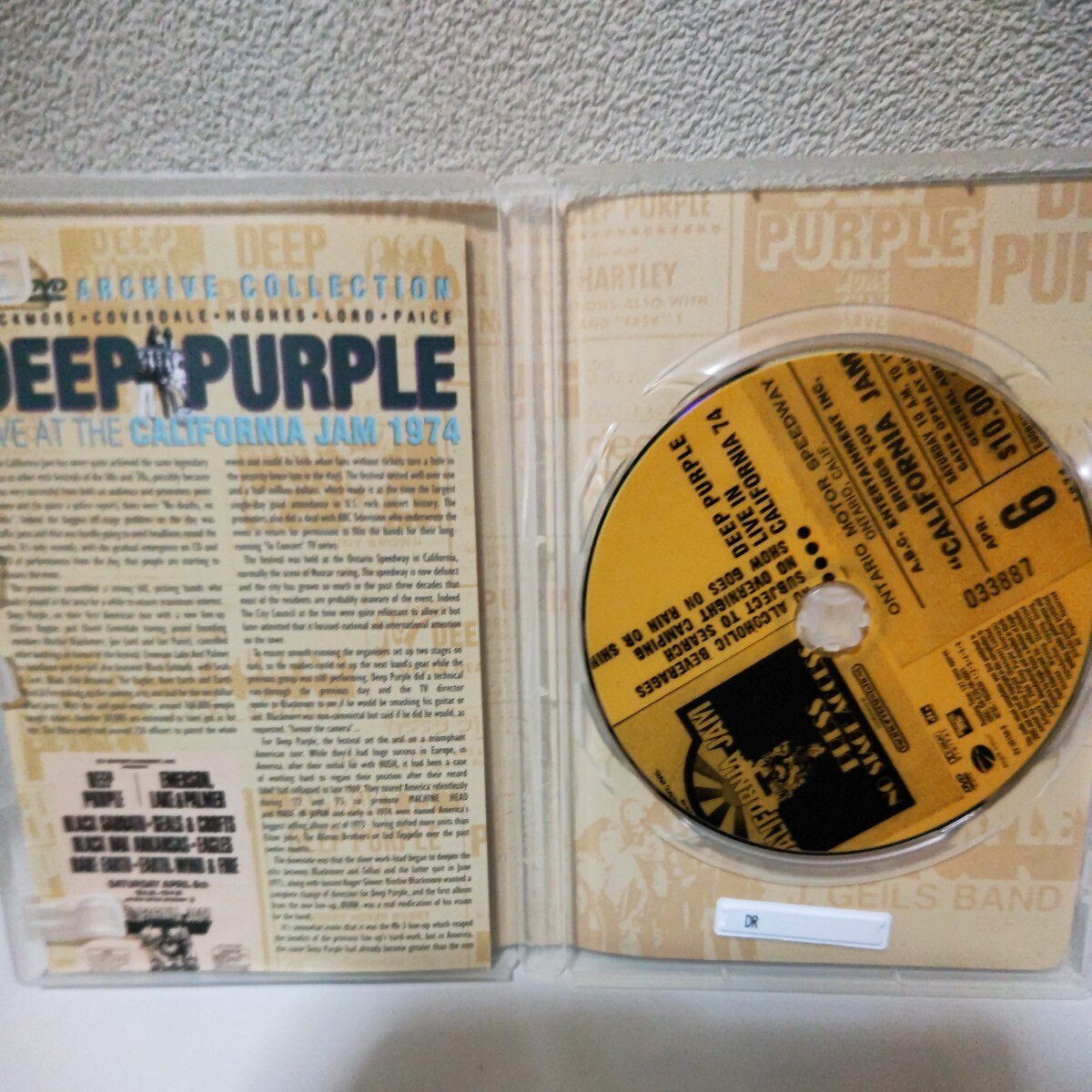 DEEP PURPLE/Live in California 74 輸入盤DVD ディープ・パープル リッチー・ブラックモア グレン・ヒューズの画像4