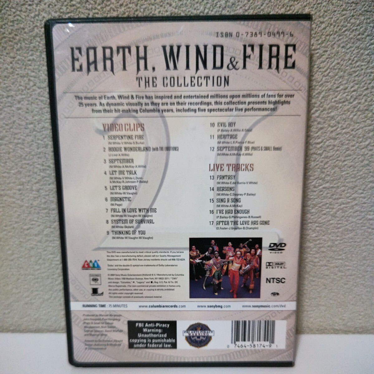 EARTH, WIND & FIRE/The Collection 輸入盤DVD アース、ウインド＆ファイアーの画像2