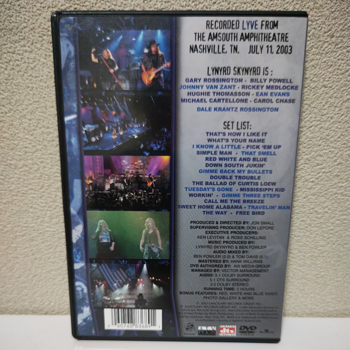LYNYRD SKYNYRD/Live! The Vicious Cycle Tour 輸入盤DVD レーナード・スキナードの画像2