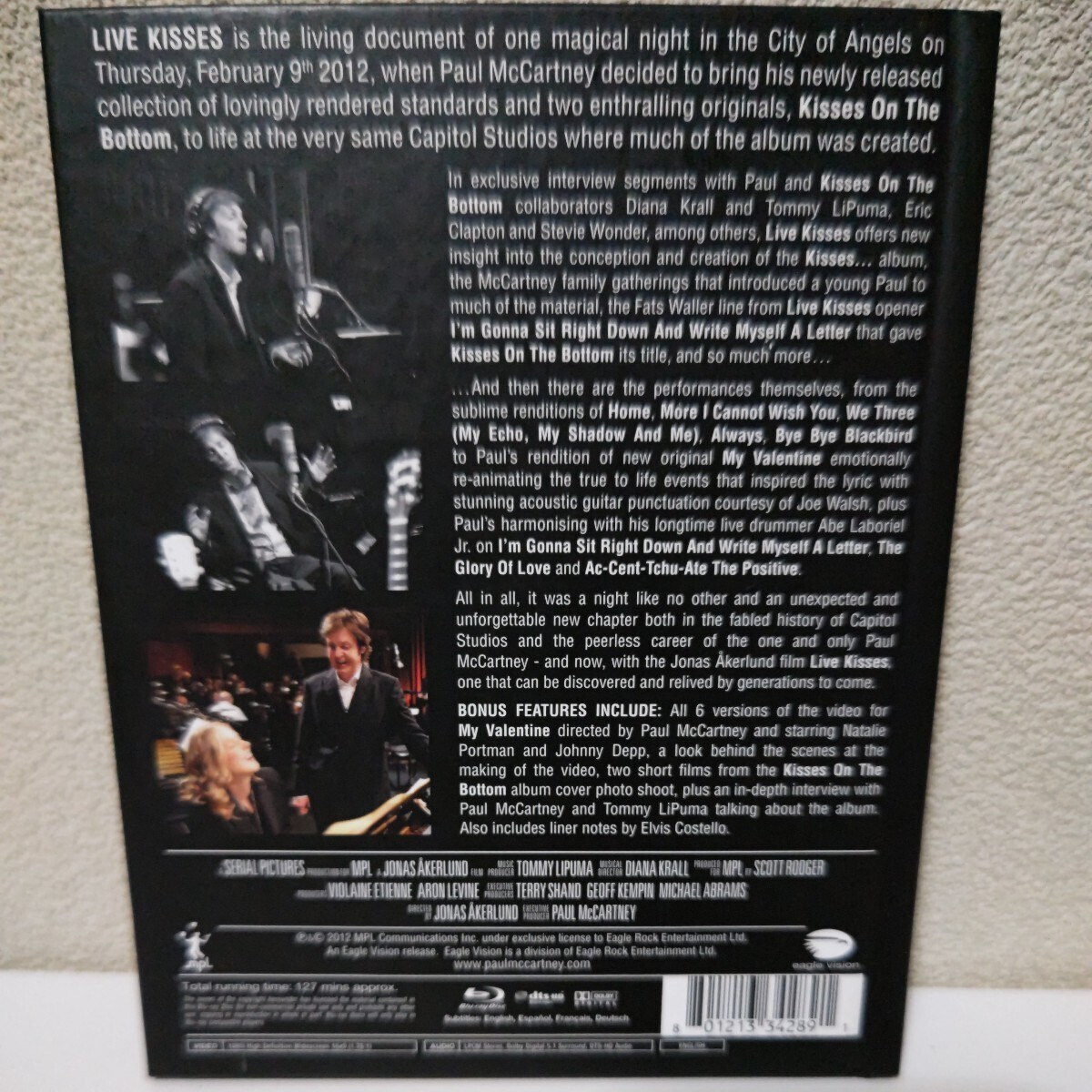 PAUL McCARTNEY/Live Kisses From Capitol Studios, Hollywood 輸入盤Blu-ray ポール・マッカートニーの画像2