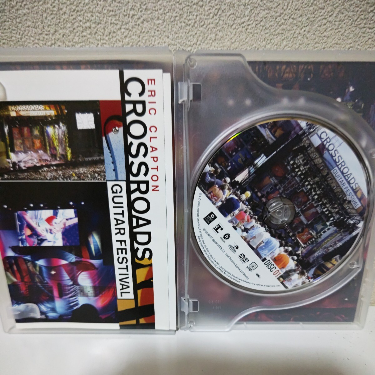  Eric *klap ton / Crossroad - guitar * festival domestic record DVD 2 sheets set Robert *k Ray J.J.ke il Joe *worushuetc