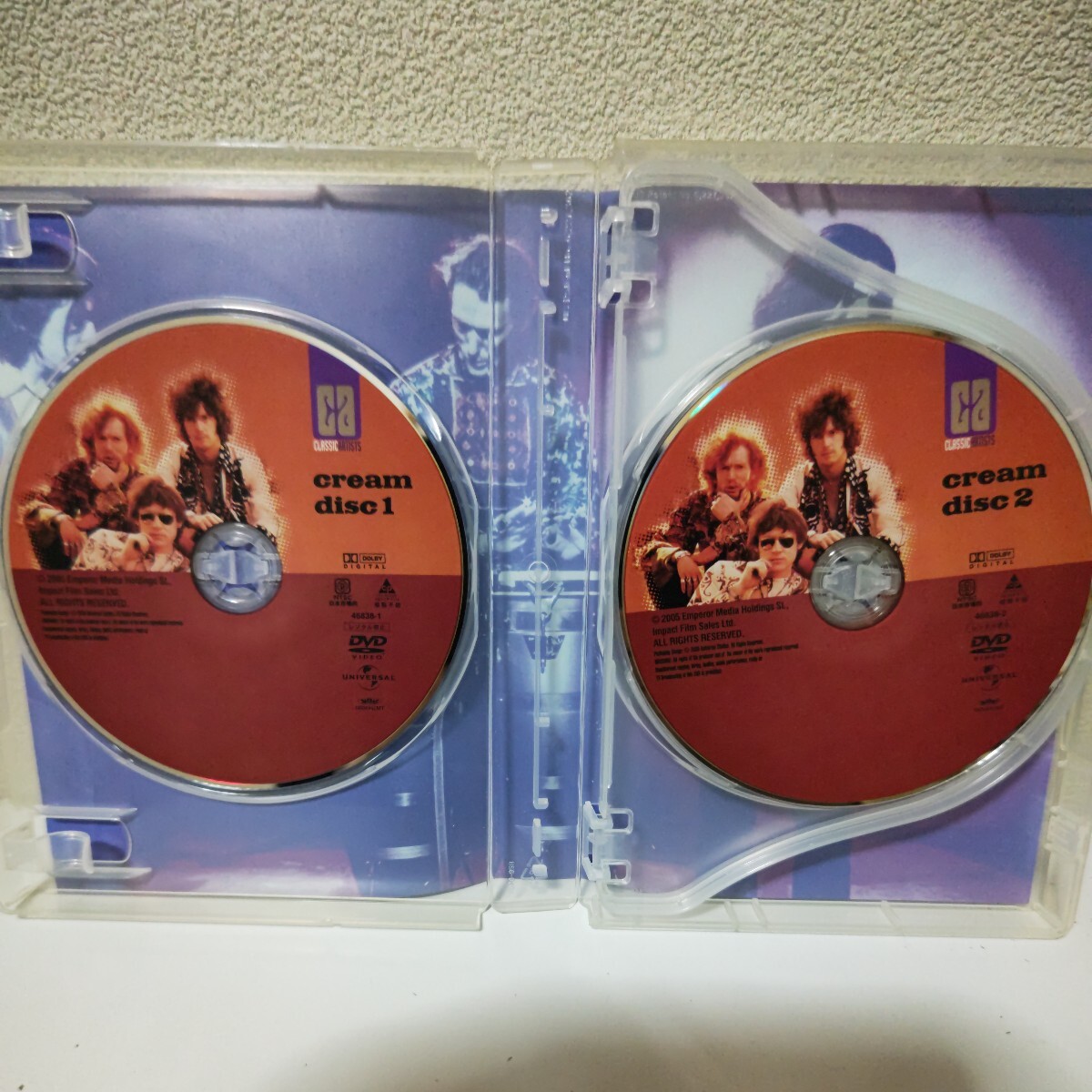クリーム 国内盤2DVD＋CD 3枚組 エリック・クラプトン ジャック・ブルース ジンジャー・ベイカーの画像4