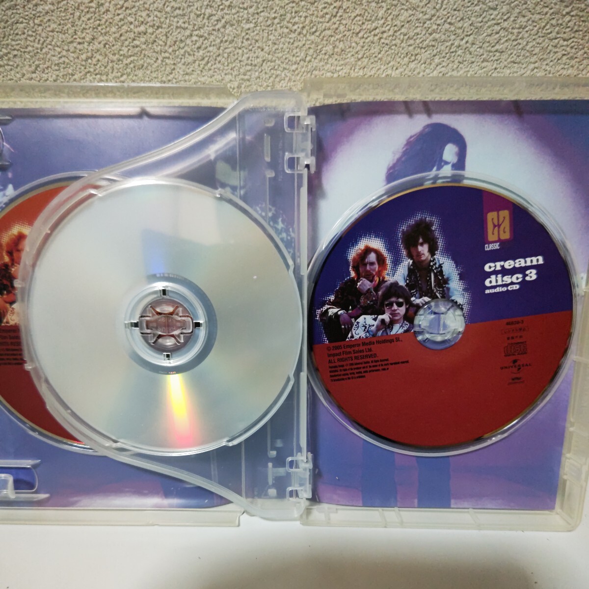 クリーム 国内盤2DVD＋CD 3枚組 エリック・クラプトン ジャック・ブルース ジンジャー・ベイカーの画像5