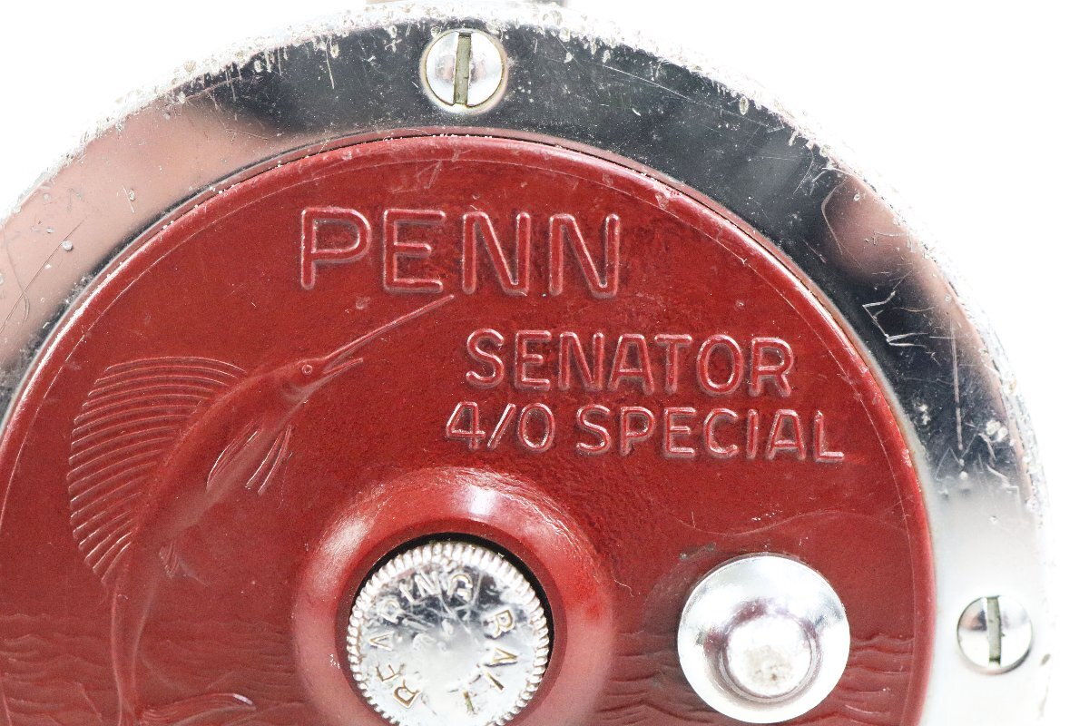 Penn SENATOR 113H PAT'D ペンセ ネクター 船用 手動 リール 釣り具 釣具 S003_画像8