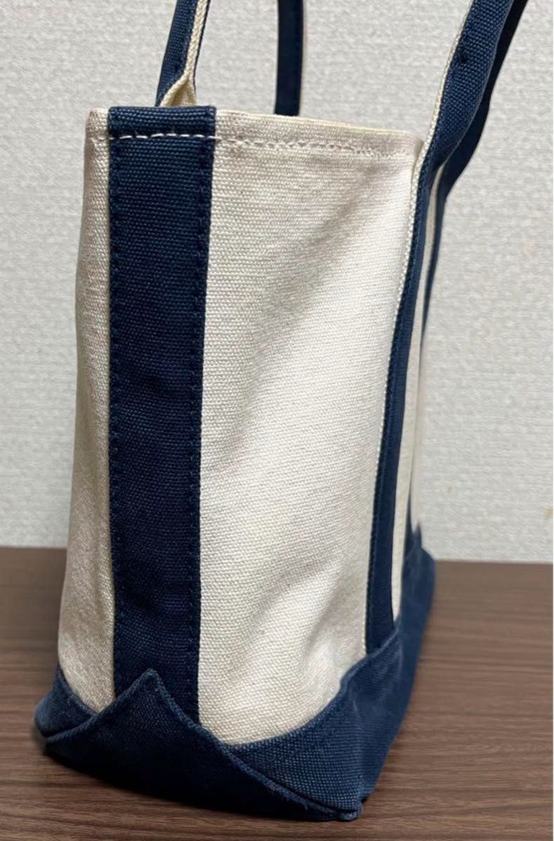 POLO RALPH LAUREN ポロ ラルフローレン 刺繍 ビッグロゴ キャンバス ブルー トートバッグ 鞄