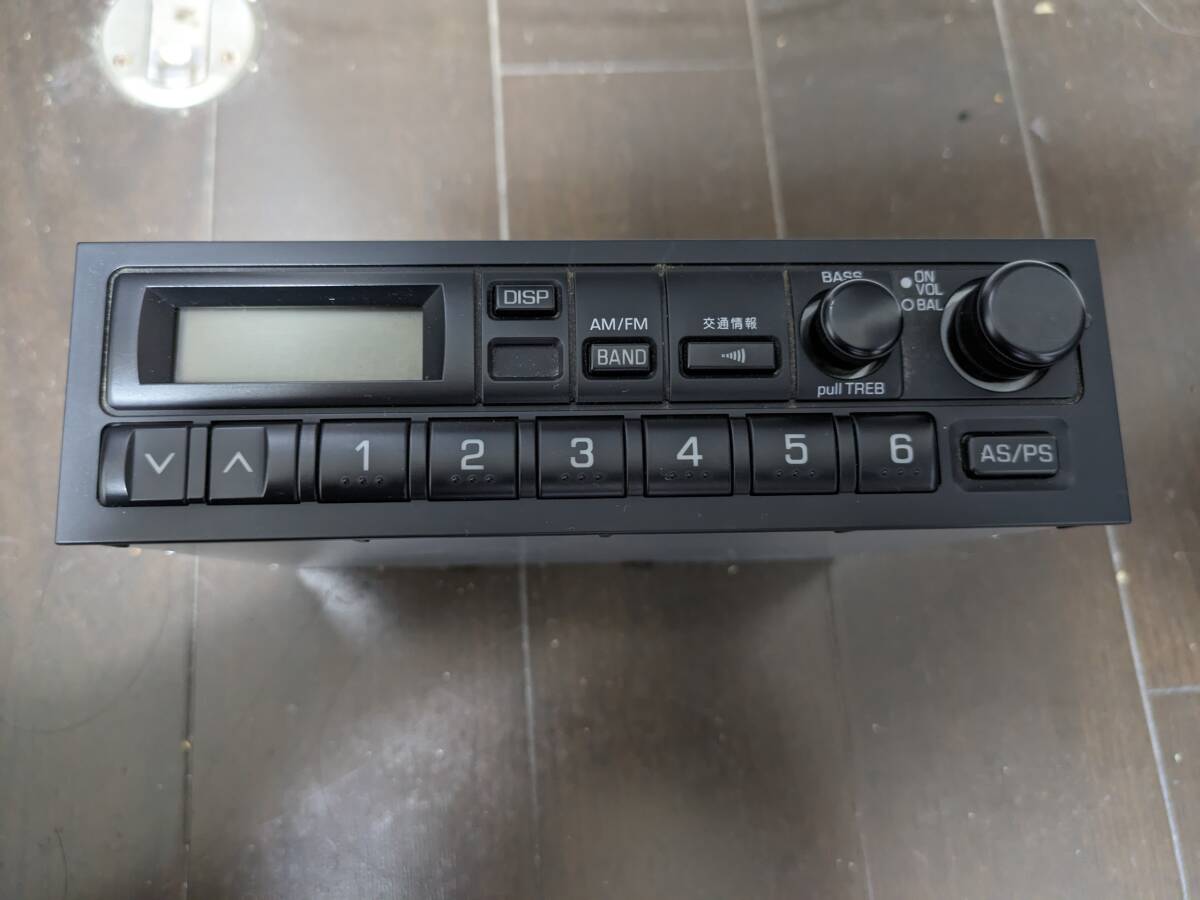 三菱 ジェネレーションキャンター 純正ラジオ AM/FM 品番MK387322 状態良い!!の画像1