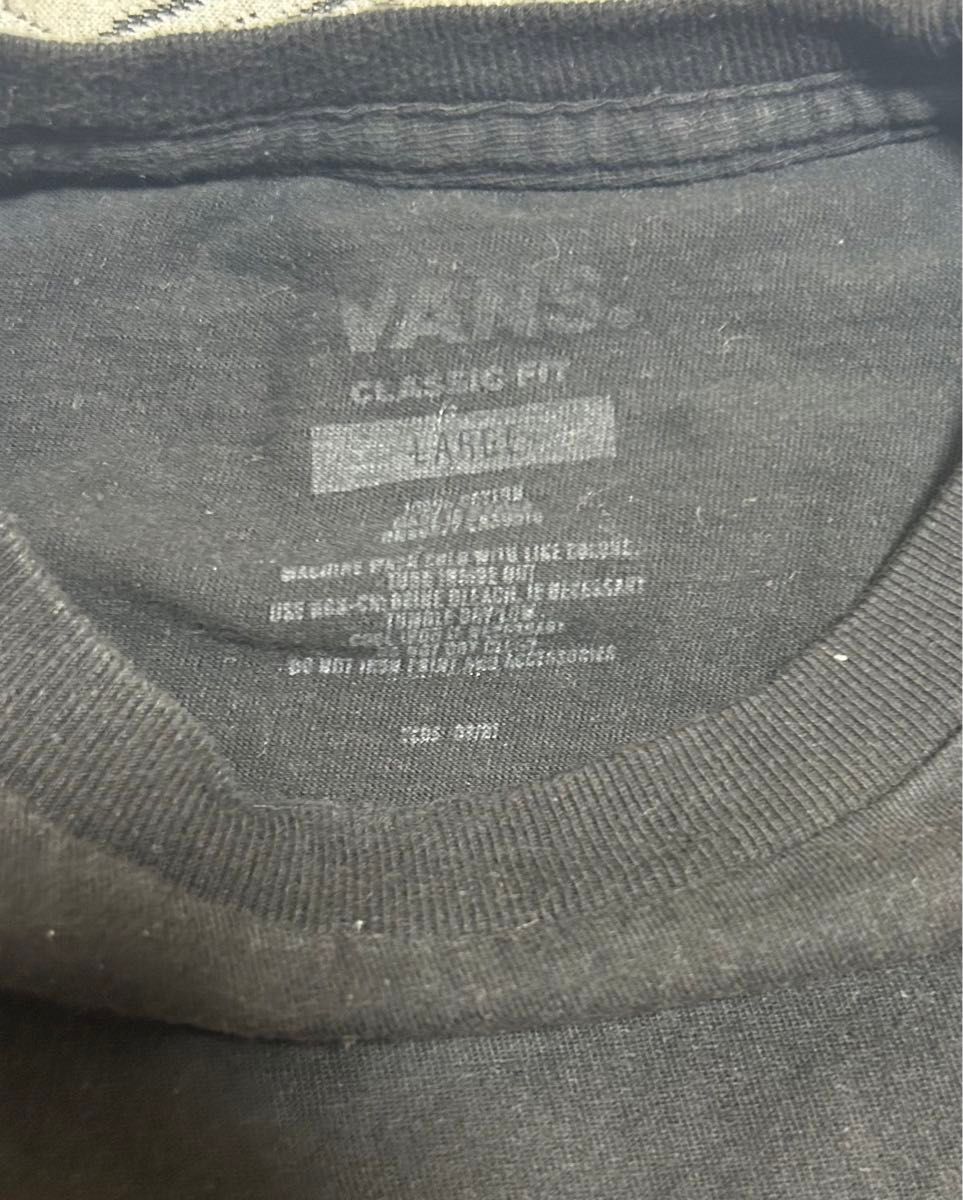 バンズ VANSTシャツ 半袖メンズ レフトチェストロゴ Lサイズ