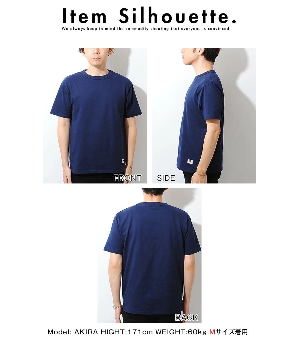 フルーツ 8.5oz Tシャツ 半袖 M / ネイビ－_画像6