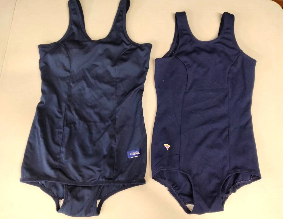 【R203】女子競泳水着 スイムウェア MとL 2点セットの画像1
