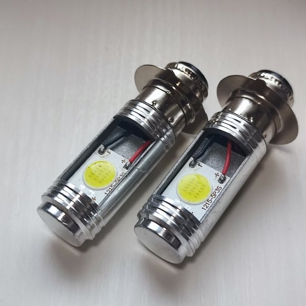 リード90 1988-1998 HF05 LED PH7 LEDヘッドライト Hi/Lo バルブ バイク用 2個セット ホワイト HONDA ホンダ_画像1