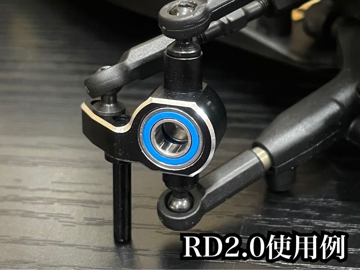 ①RDX・RD2.0・SD2.0・MD2.0・YD-2フロント用ベアリング　超低粘度オイル使用　ABEC5規格　4個セット