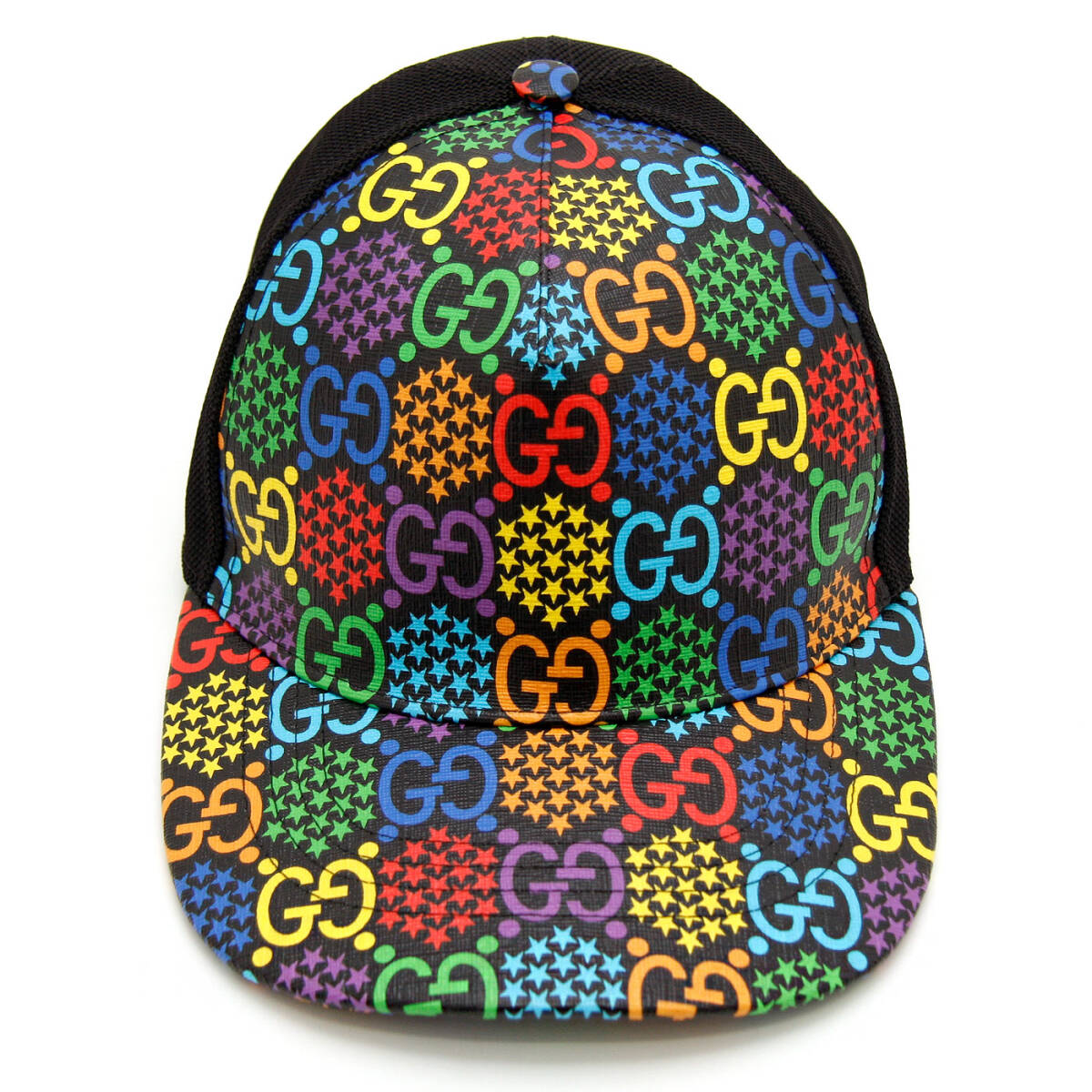 中古美品 グッチ キャップ GGサイケデリック ベースボール 中古美品 グッチ キャップ GGサイケデリック ベースボール