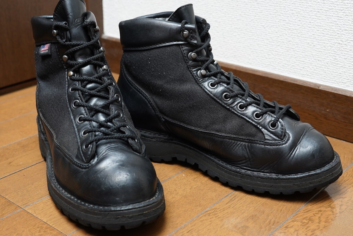 DANNER ダナーライト US9  ブラック 黒  ゴアテックス ブーツ 31400xの画像1