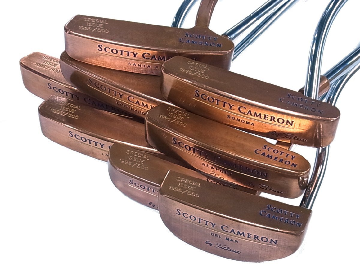 ■レア■タイトリスト■SCOTTY CAMERON SPECIAL ISSUE 8本セット■パター■カッパープレート■1996/500■美品中古_画像1