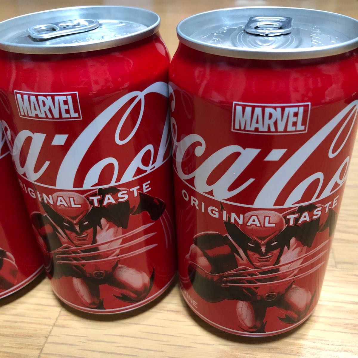 コカコーラ マーベル デザイン缶 ウルヴァリン デッドプール 350ml 4点