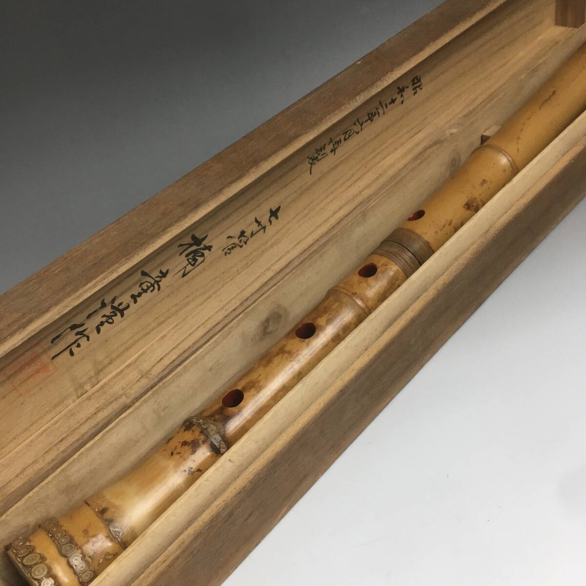 ut29/50 сякухати 0. Zaimei кото старый . общая длина примерно 51.5cm Zaimei длина дудка бамбук труба традиционные японские музыкальные инструменты бамбук производства 2 печать трансляция .2 разделение возможно текущее состояние товар * Junk 