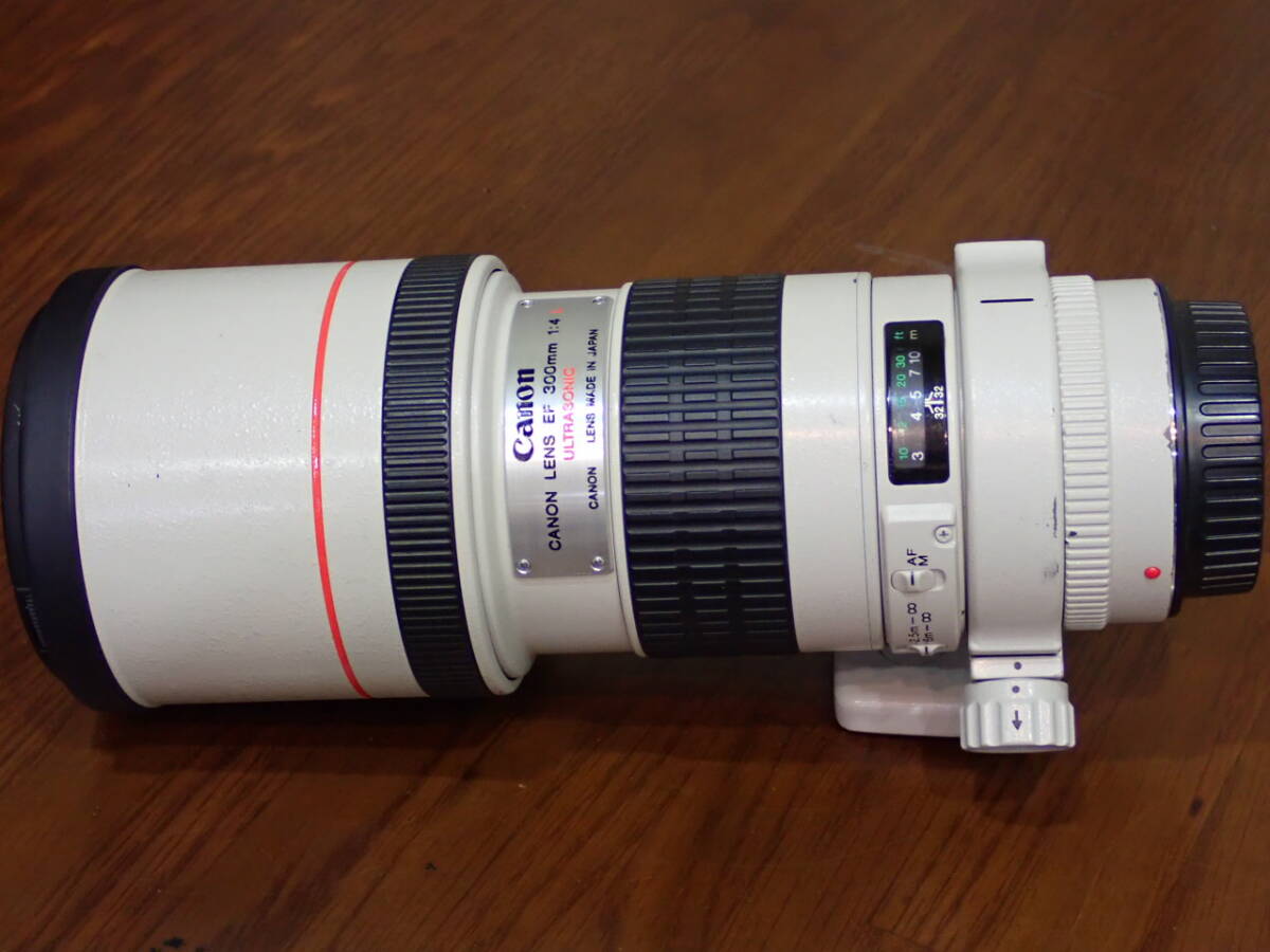 ★現役実働品★ キヤノン EF300mm F4 L USM / 動作良好！　単焦点望遠、機動性と画質重視の白レンズ！_画像1