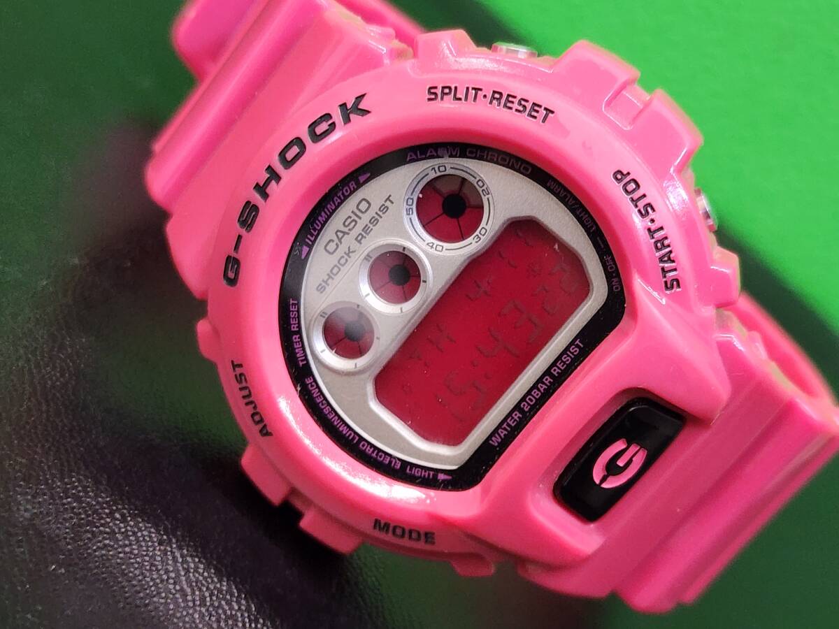 CASIO カシオ G-SHOCK DW-6900CS ピンク 腕時計 メンズ デジタル 現状品