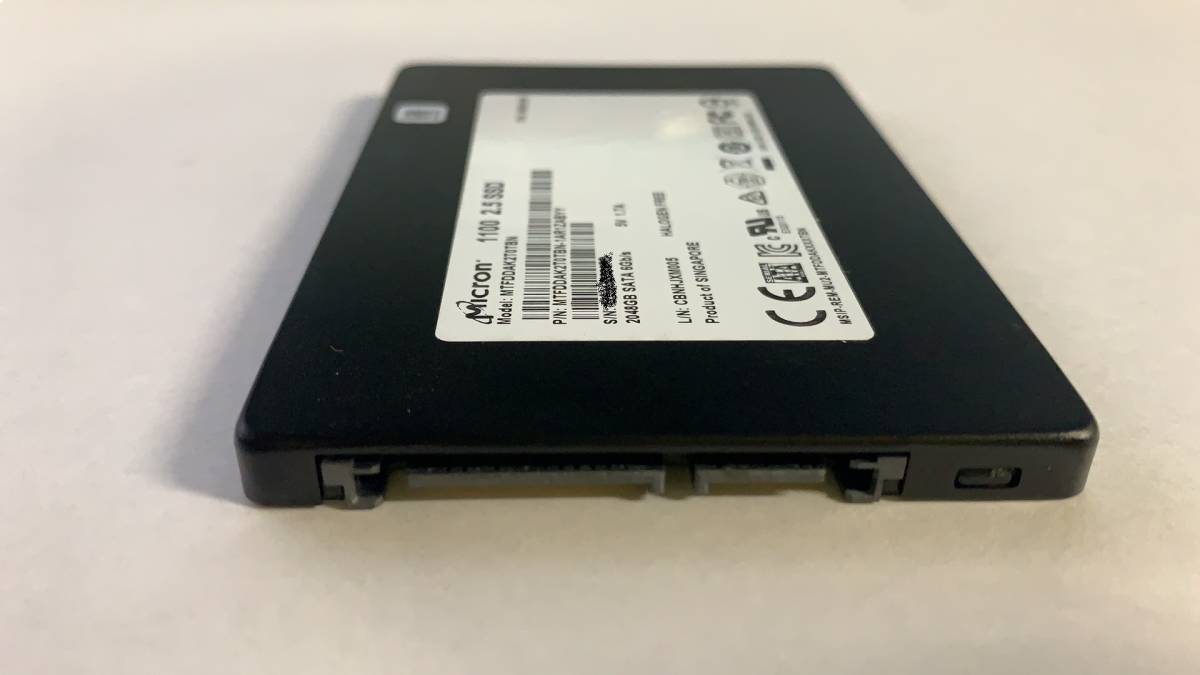 Micron 1100 MTFDDAK2T0TBN 2TB 2.5インチ SATA SSD （HDD固定ネジ 4本セット）NO.22_画像4