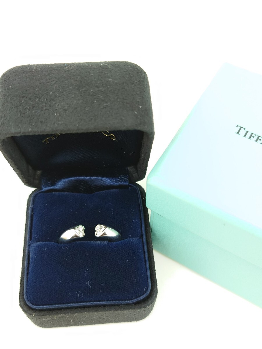  Tiffany TIFFANY k18WG ton danes diamond ring ring #9