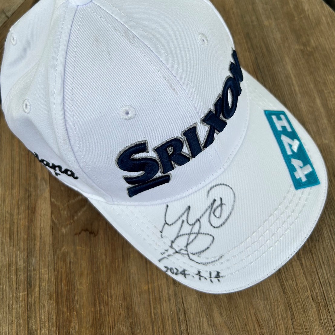 #71[KKT cup van te Lynn Lady's open charity ]2024 Winner bamboo rice field beauty . Pro # last day real use item # with autograph cap 