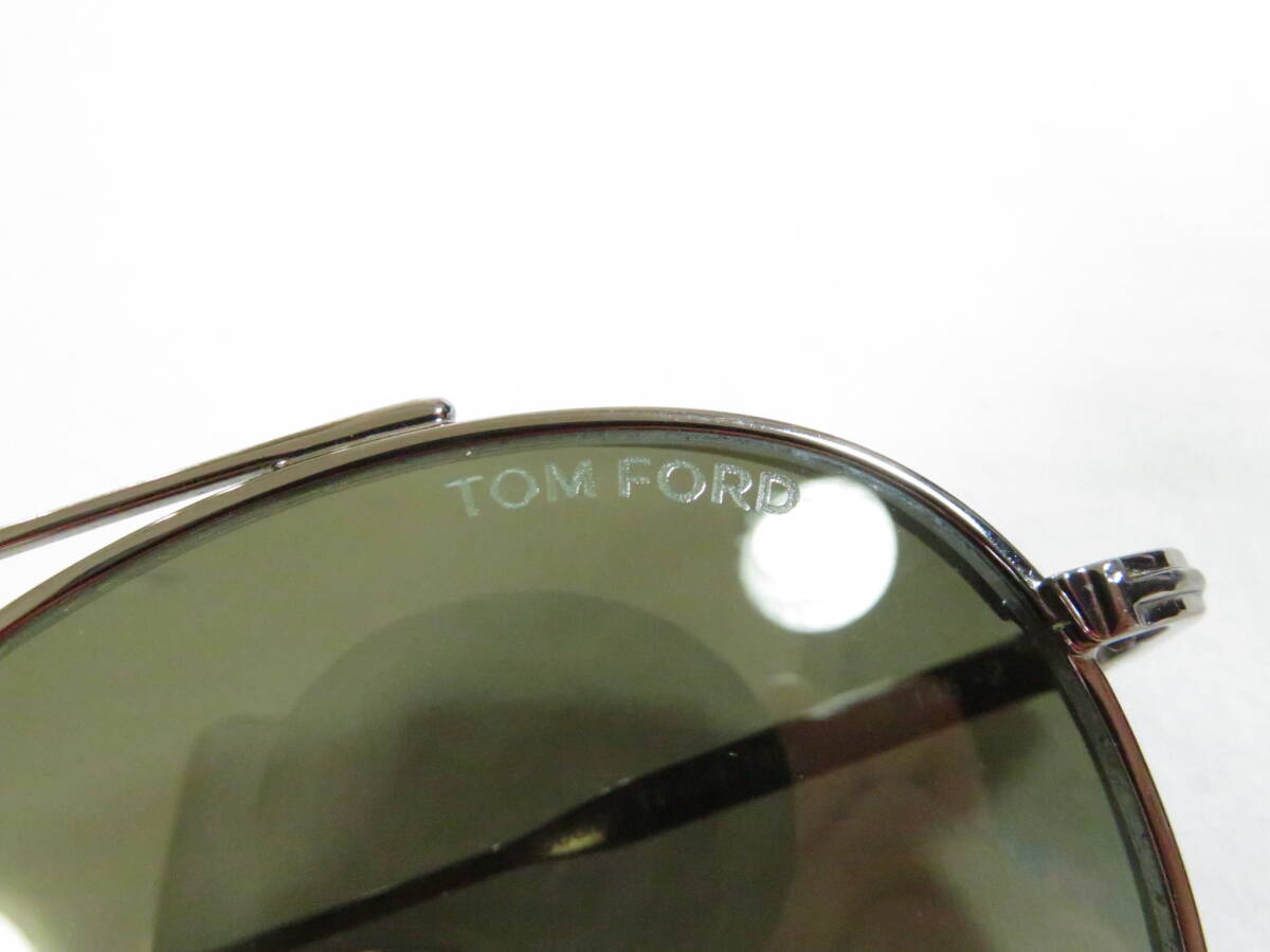 4J535NZ◎TOM FORD トムフォード TF826 ティアドロップ サングラス 眼鏡フレーム メガネ◎中古品の画像7