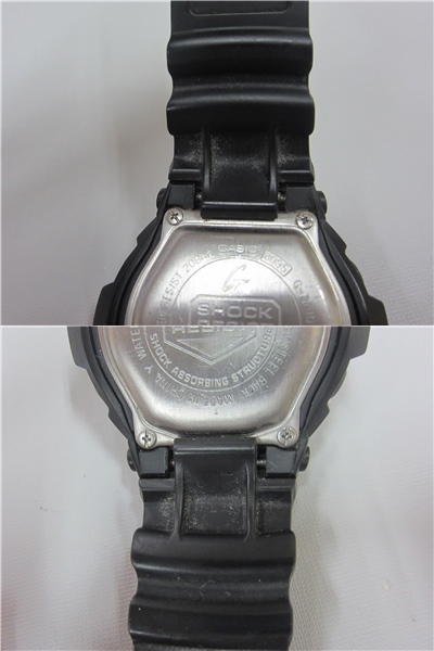 4E369MZ◎CASIO カシオ G-SHOCK Gショック アナデジ G-7710 ブラック 腕時計 メンズ　稼働品◎中古_画像10