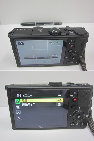 4E414NZ◎Nikon ニコン　COOLPIX　クールピクス　P330　デジカメ コンパクトデジタルカメラ　ブラック 動作品◎中古