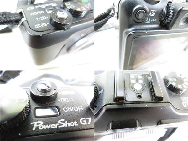 4J426◎Canon キャノン PowerShot G7 パワーショット PC1210 コンパクトデジタルカメラ　デジカメ◎中古品